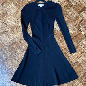 Michael Kors Black Ottoman Sweater Dress
